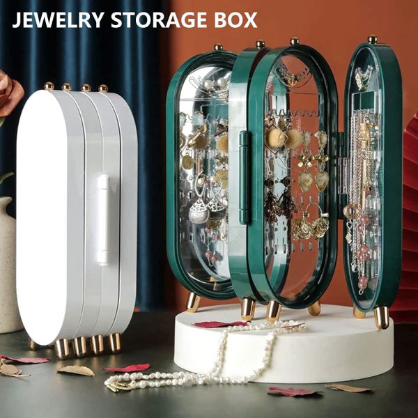 Jewellery Box Organiser With Mirror - Deals Mall