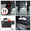 Leather Car Seat Gap Storage Box - Universal Seat Gap Slit Box (Set of 2)