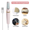 Electric Foot Callus Remover & Grinder – Rechargeable Foot File with Vacuum for Cracked Heels & Dead Skin