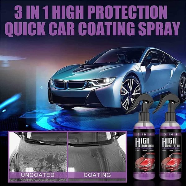 High Protection Quick Car Coat Ceramic - 3 In 1 Car Coating Spray