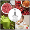 Manual Hand Push Chopper | Multi-functional Vegetable Meat Grinder/Grater/Chopper – 1.5 Liter