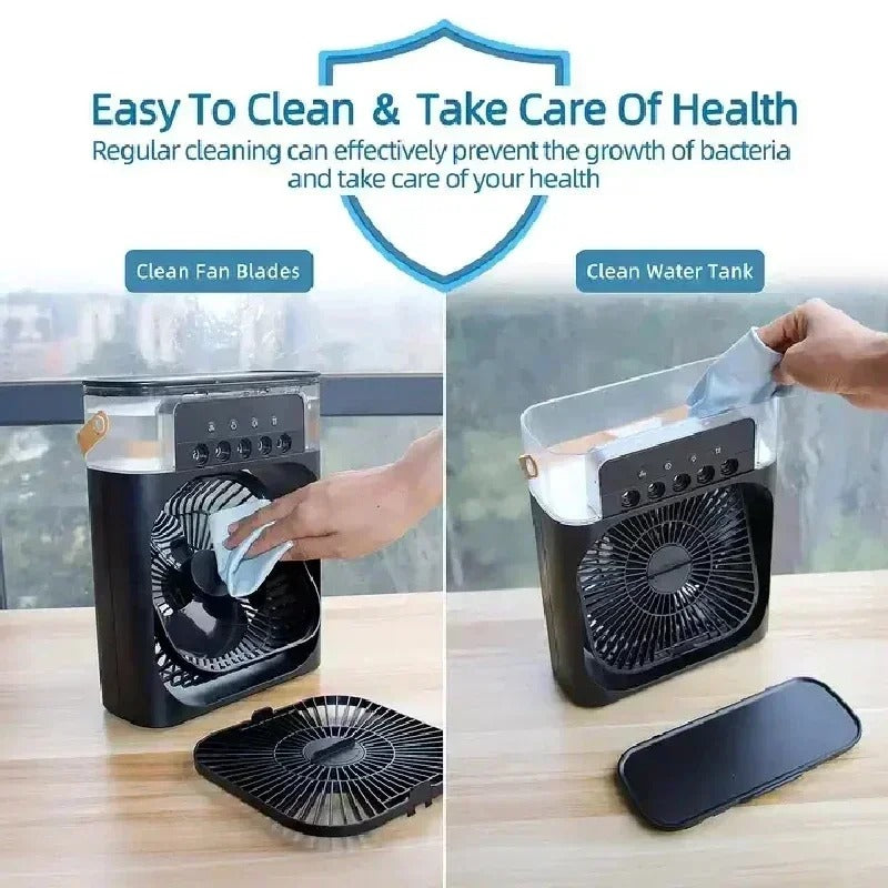 FlashFinds.pk™ - 3 In 1 Air Humidifier Water Cooling Fan