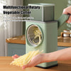 Multifunctional Storm Vegetable Cutter - Manual Rotary Cheese Grater Shredder