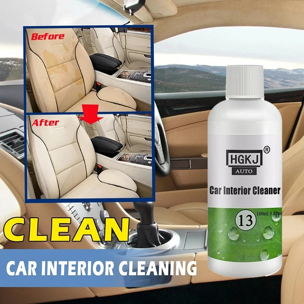 HGKJ 13/HGKJ 21 Car Leather Seat Interiors Cleaner Plastic Foam Cleaner High Concentration